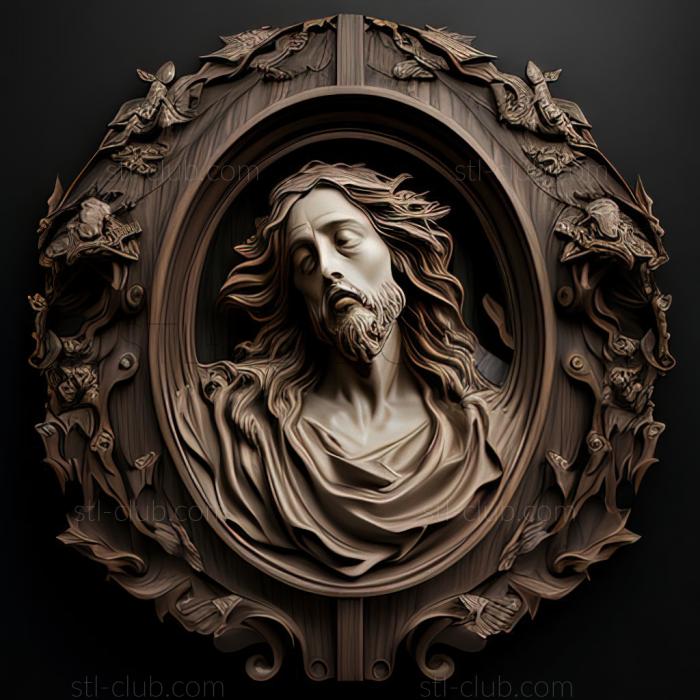 3D model st jesus (STL)